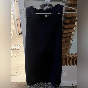 J crew navy cutout detail dress size 4